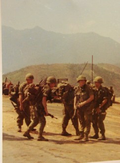 leaving firebase for patrol in Ashau Valley