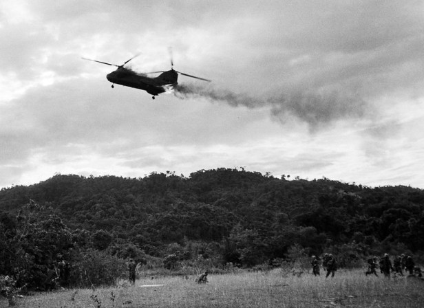 Vietnam War Helicopter Downed