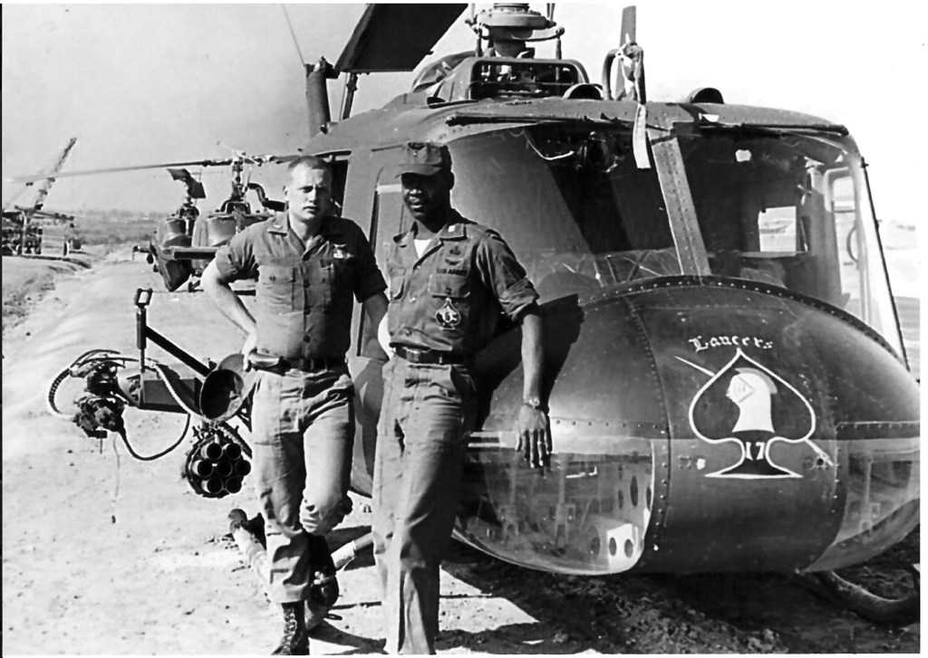 This image has an empty alt attribute; its file name is fry-cunningham-uh-1c-nose-art.jpg